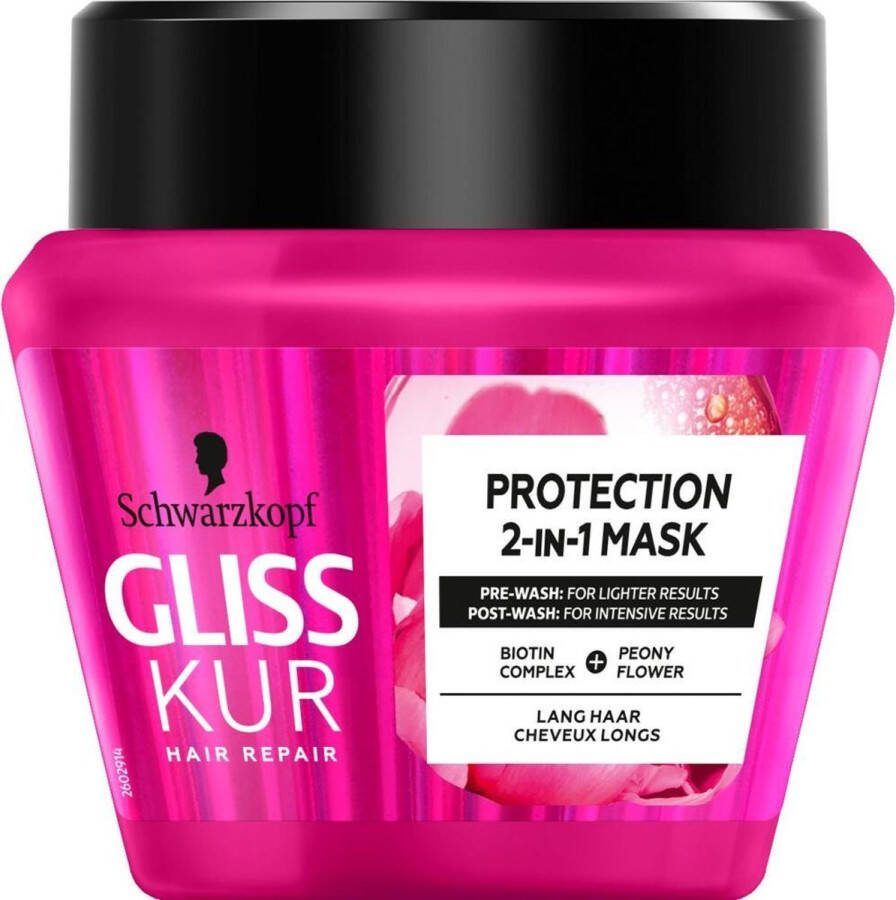 Gliss Kur Supreme Length Haarmasker 300 ml 2 in 1 Bescherming