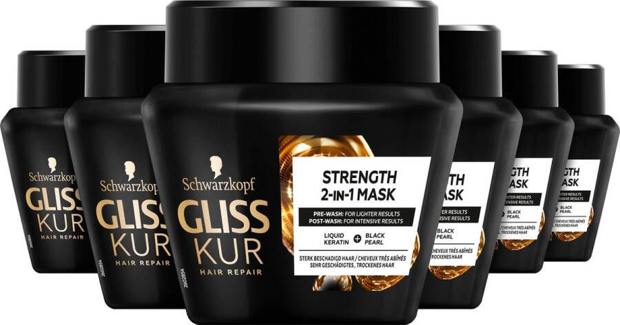Gliss Kur Treatment Ultimate Repair 6 x 300 ml voordeelverpakking
