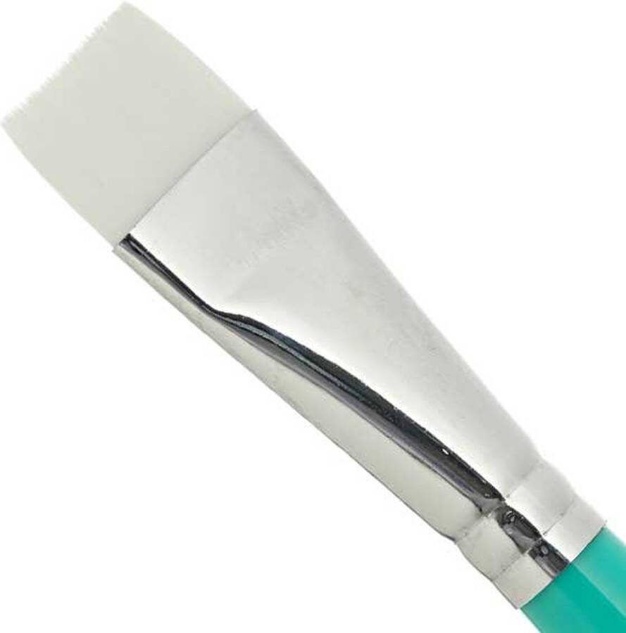 Global Face & Body Art Global Short Flat 3 4 inch Springback Penseel