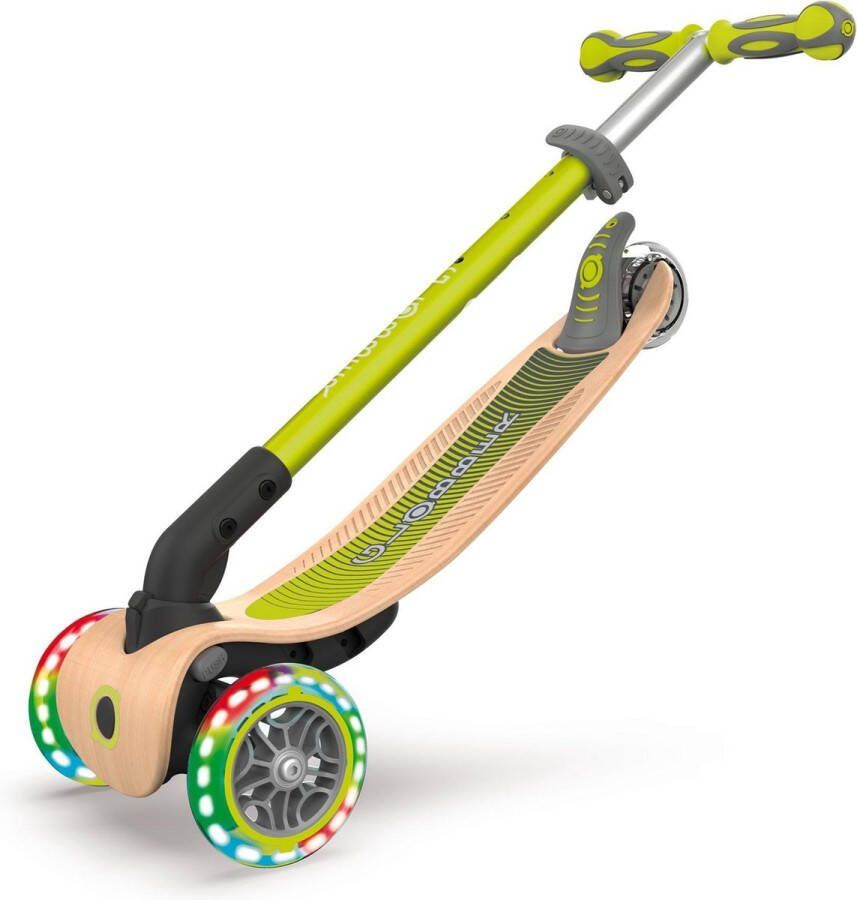 Globber Primo Wood Step Met 3 Wielen in Groen