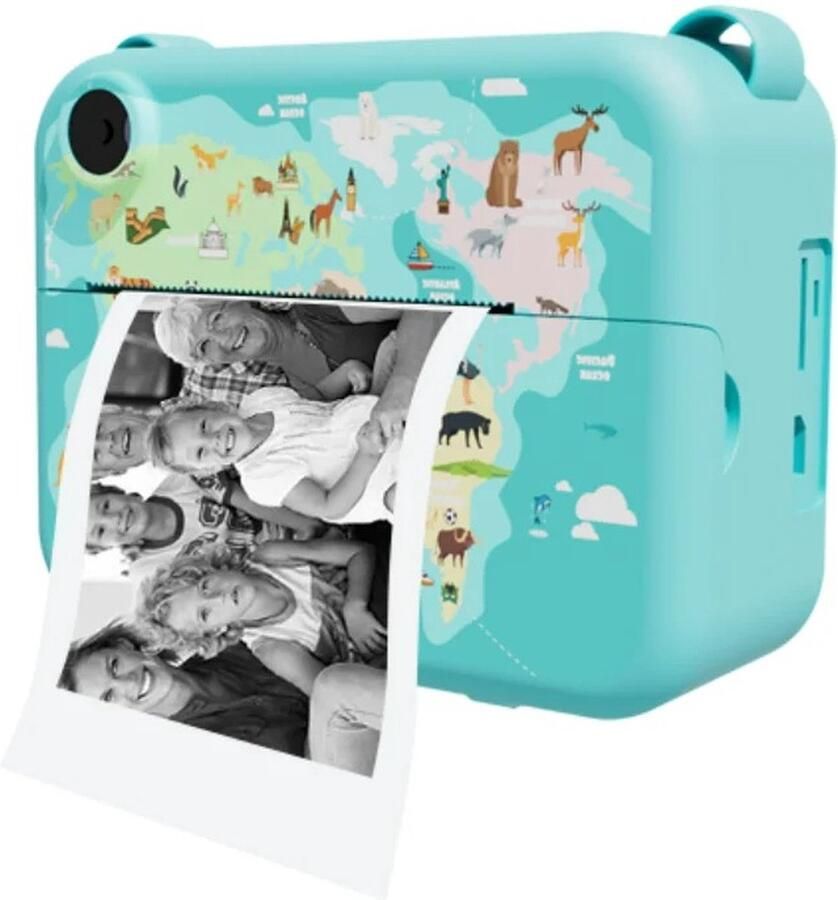 Globe Goods GlobeGoods Digitale Kindercamera Camera Fototoestel Fotocamera Fotografie Poloraid camera Educatief Blauw