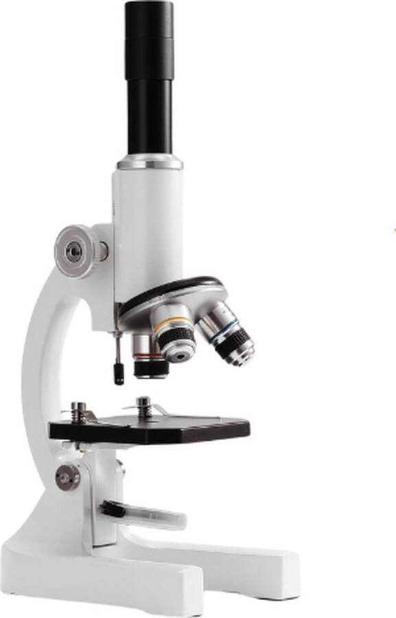 Globe Goods GlobeGoods 64x-2400x Monoculaire Optische Microscoop Basisschool Kinderen Wetenschap Experimentele Biologie Microscoop Wit