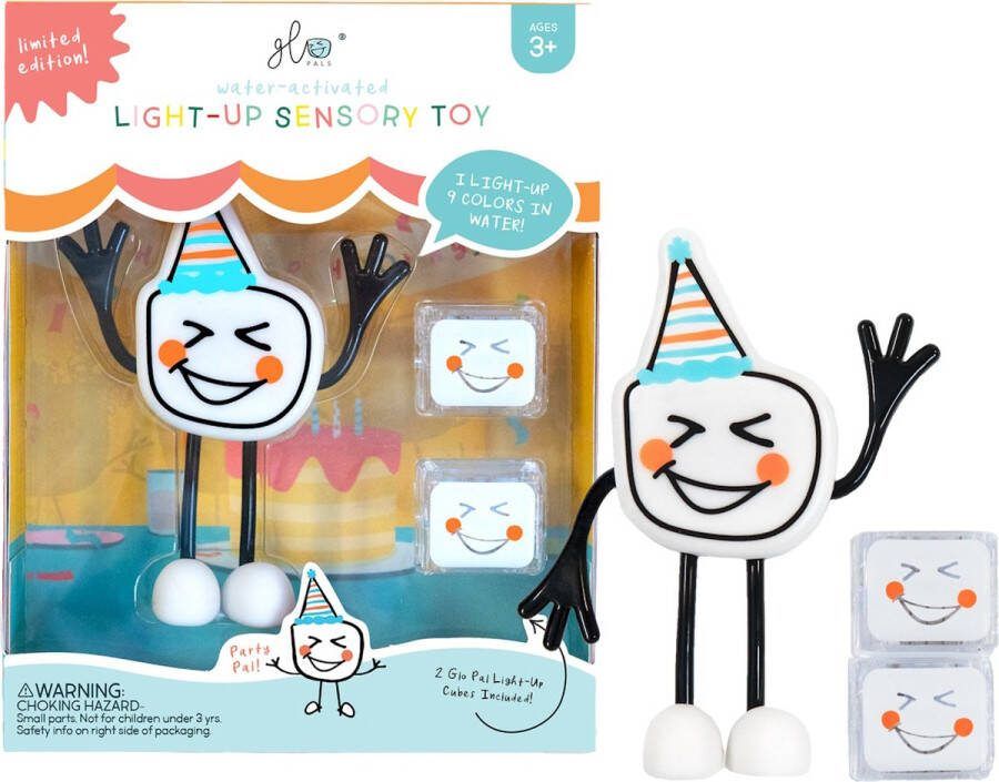 Glopals Glo Pals Party light Up Cubes Characters wit 1+2 stuks