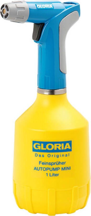 Gloria AutoPump Mini 1L drukspuit met automatische pomp op batterijen (batterijen niet inbegrepen)