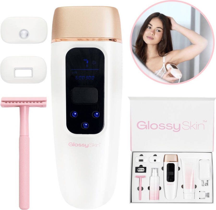 Glossy Skin IPL PRO set IPL ontharingsapparaat IPL laser ontharing IPL lichtontharing laser ontharingsapparaat