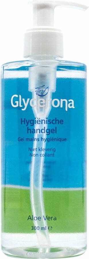 Glycerona x6 Hygienische Handgel Aloe Vera Pomp 300 ML