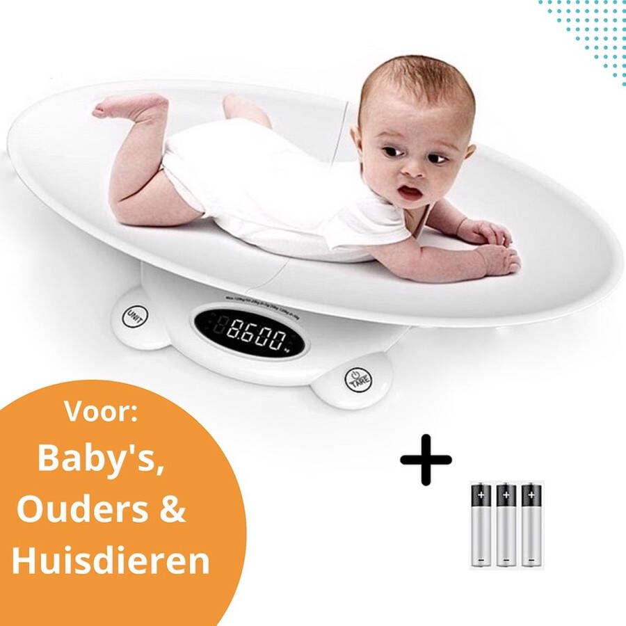 Go Baby Babyweegschaal 5 gram nauwkeurigheid tot 20 kg Tot 120 kg Personenweegschaal Dierenweegschaal Baby weegschaal