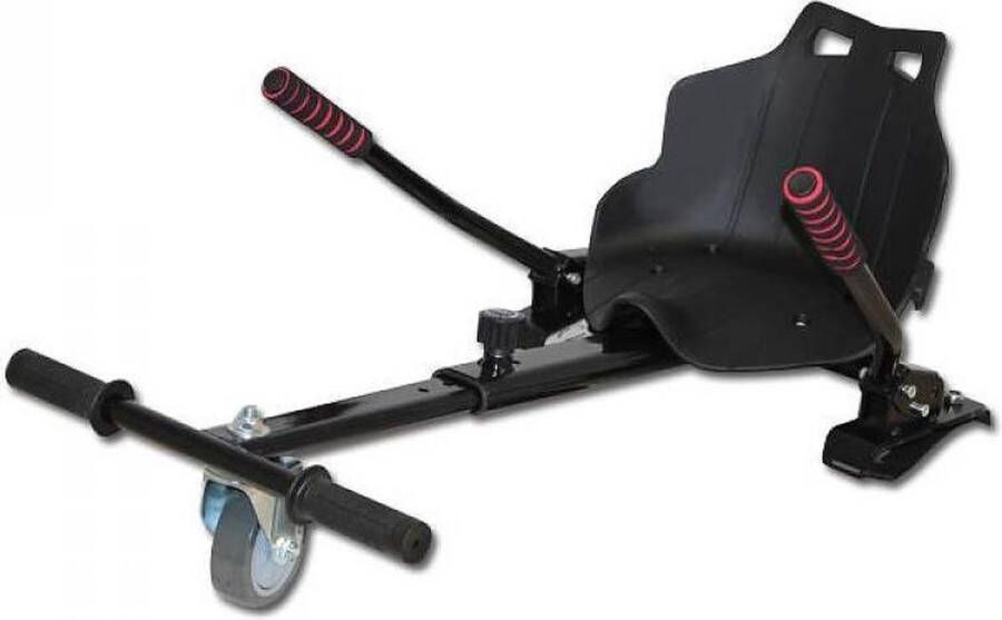 GO Cart Hoverkart uitschuifbaar voor Hoverboard Zwart past op alle hoverboarden 6 5 8 en 10 inch