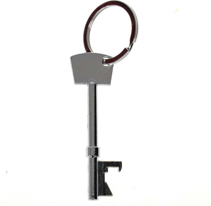Go Gadget Bieropener Sleutelhanger Flesopener Keychain Sleutel Zilver
