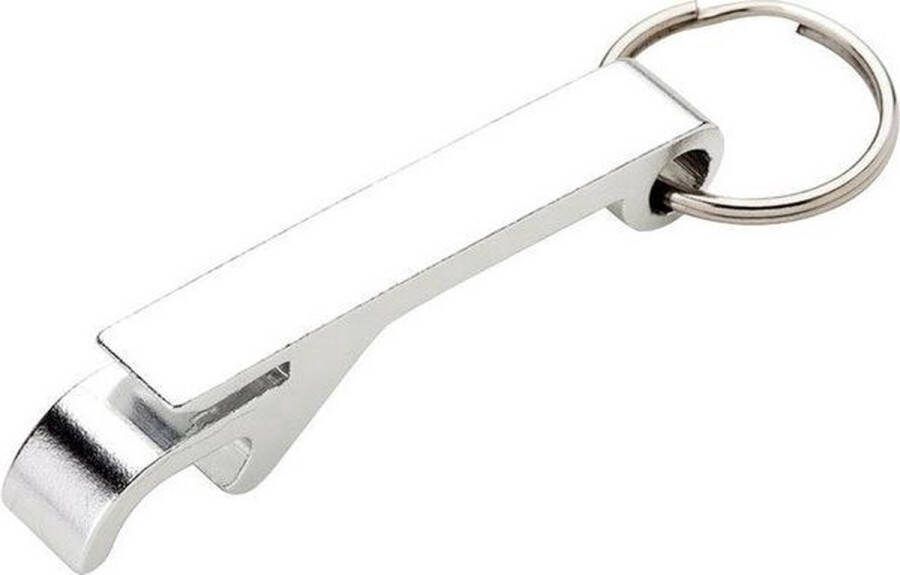 Go Gadget Bieropener Sleutelhanger Flesopener Keychain Zilver
