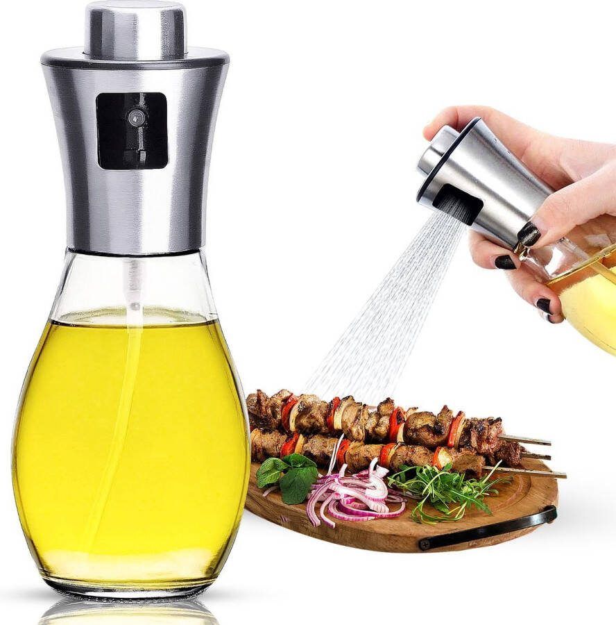 Go Gadget Navulbare RVS Olijfolie Sprayer Olie Diffuser & Bakspray