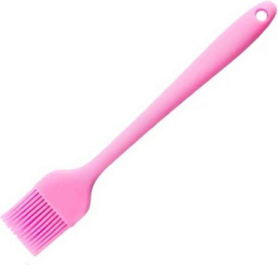Go Gadget Siliconen Bakkwast Keukenaccessoire Keukengerei Bakken 20cm Licht Roze