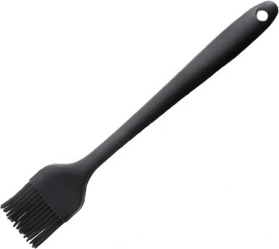 Go Gadget Siliconen Bakkwast Keukenaccessoire Keukengerei Bakken 20cm Zwart