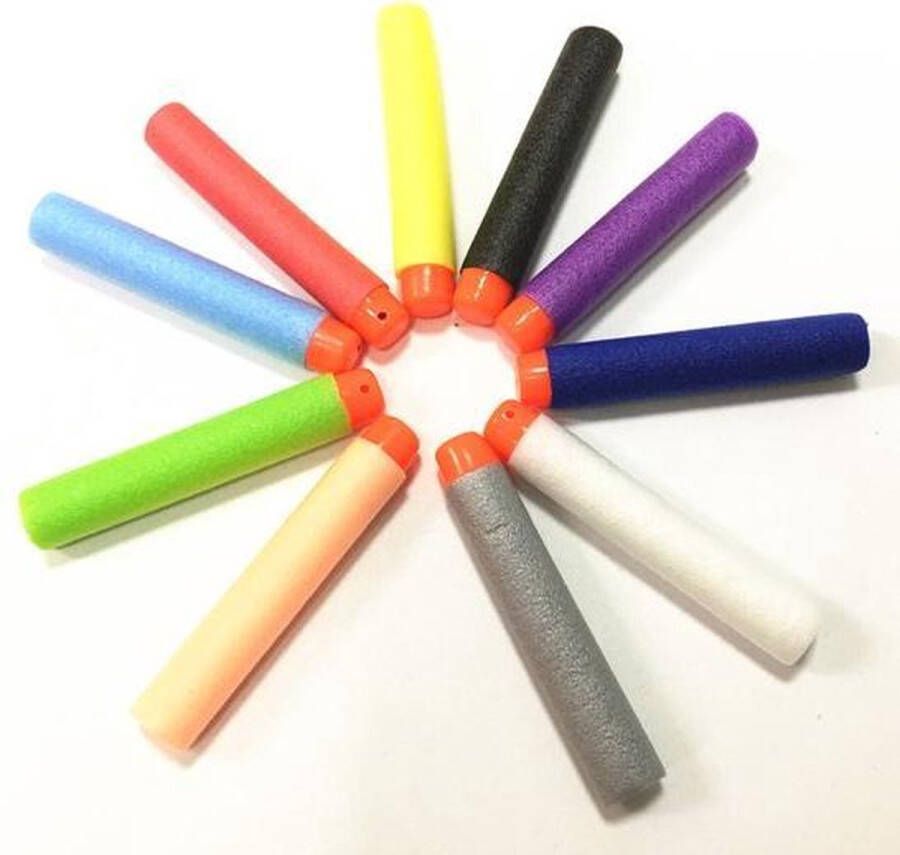 Go Gadget Universele pijltjes geschikt voor nerf-n-strike speelgoedblasters 10 stuks multicolour