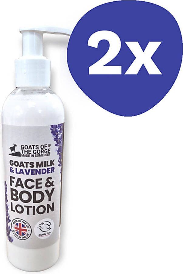 Goats of the Gorge Geitenmelk Bodylotion Lavendel (2x 250ml)