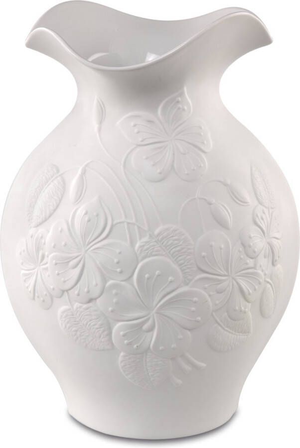 Goebel® Kaiser | Vaas ""Floralie 25"" | Hoogwaardig Porselein Wit 25cm