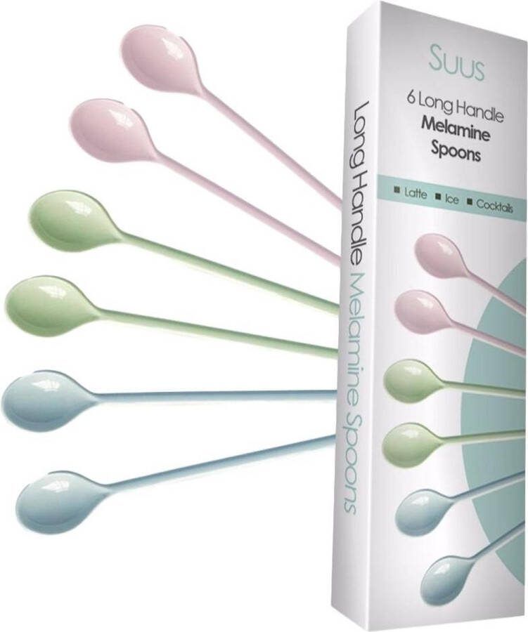 Gohh 6 Longdrink Lepels (18 5 cm) Koffielepels Theelepels Vaatwasserbestendig Jamlepel Mosterdlepel