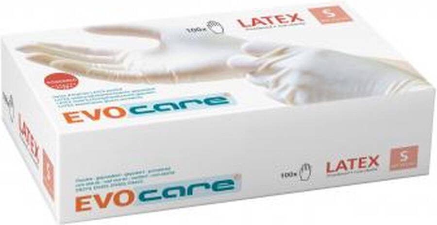 Gohy Ongepoederde LATEX handschoenen Small (6-7) 3 pakken van 100 stuks Small (6-7)
