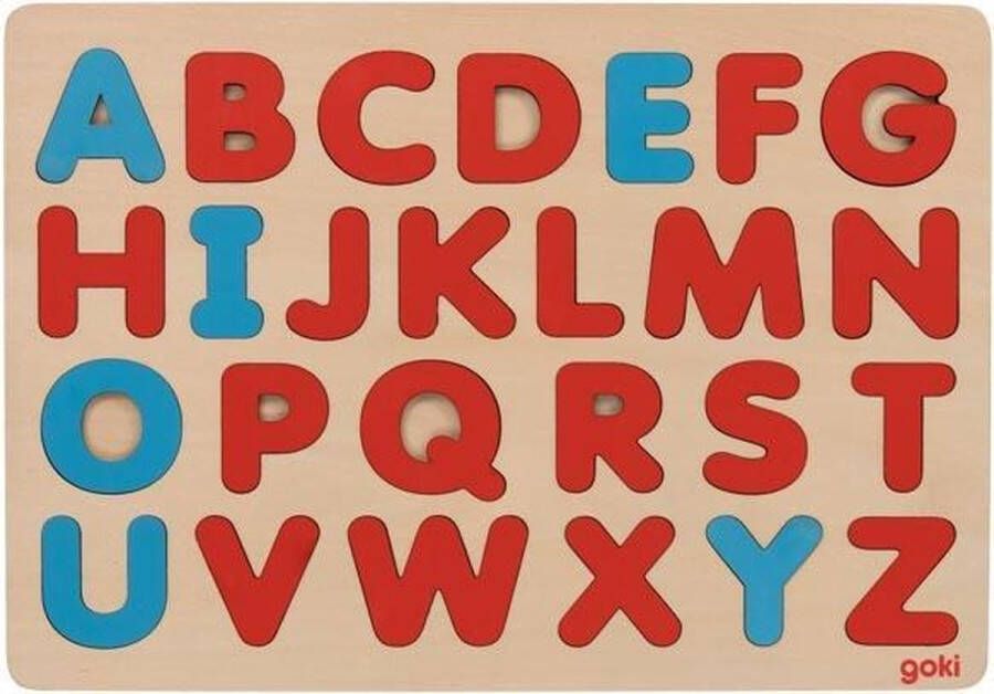 Goki Alfabet puzzel in Montessori-stijl (57453)