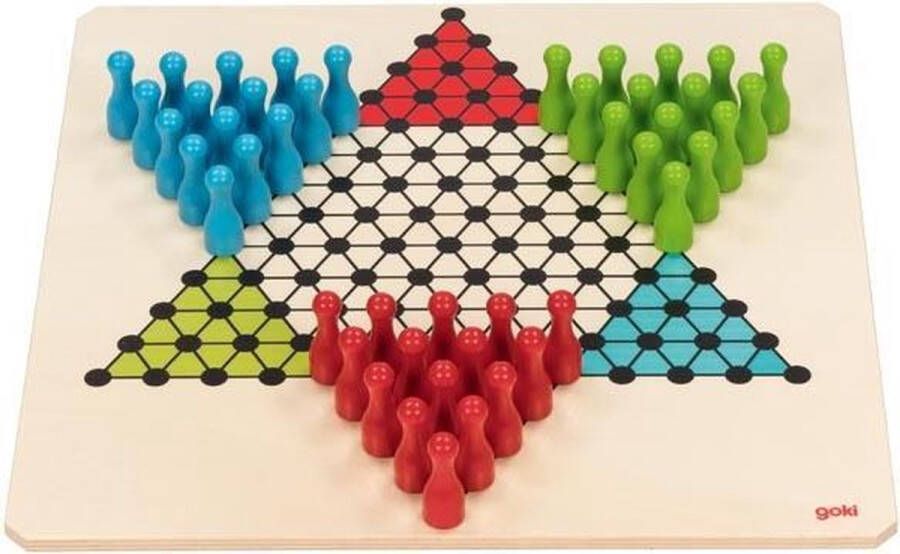 Goki Chinese checkers board game XL