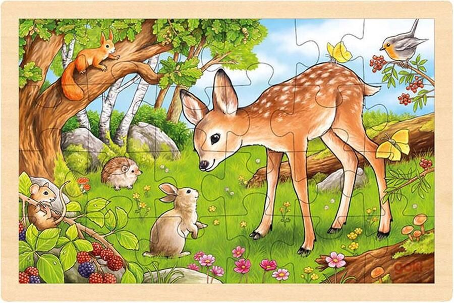 Goki Houten Legpuzzel Hert 24st