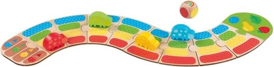 Goki Houten Lieveheerstbeestjesrace Dobbel Kinderspel