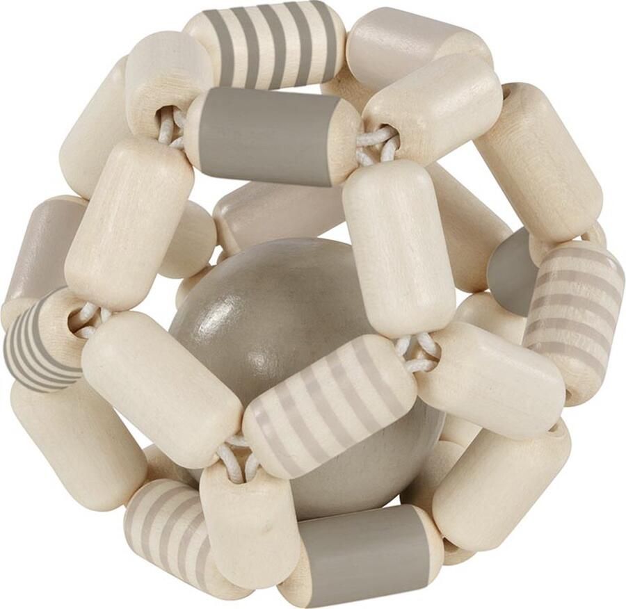 Goki Touch ring elastic ball grey white Ø= 7 cm