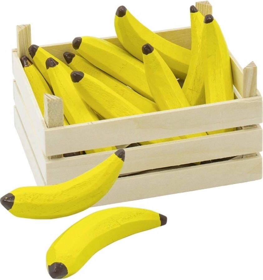 Merkloos Sans marque Fruitkistje: BANANEN 14x11x7cm 3+