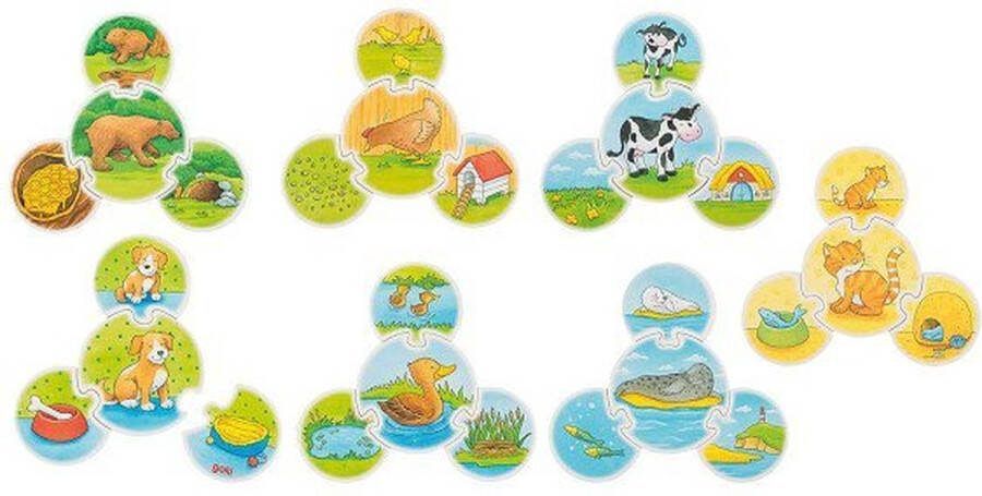 Goki Houten Puzzel Spel Dieren 28dlg