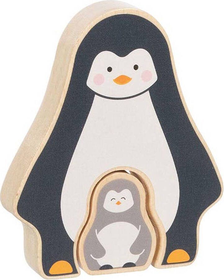 Goki Houten Puzzel Staand Pinguïnt 2st