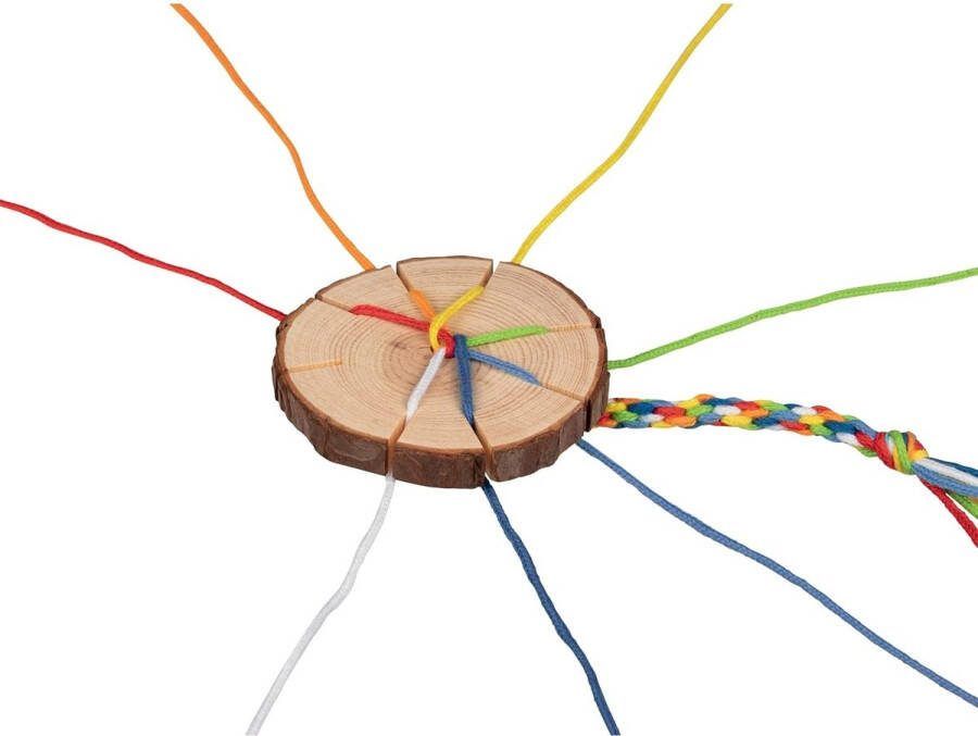 Goki Houten Vlecht Disc Armbanden Maken Knutselset