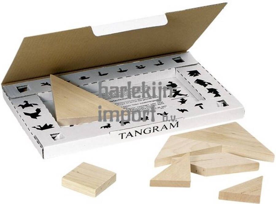 Goki Tangram hout: 7-delig