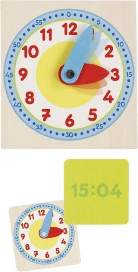Goki Learn to tell the time 12 x 12 x 3