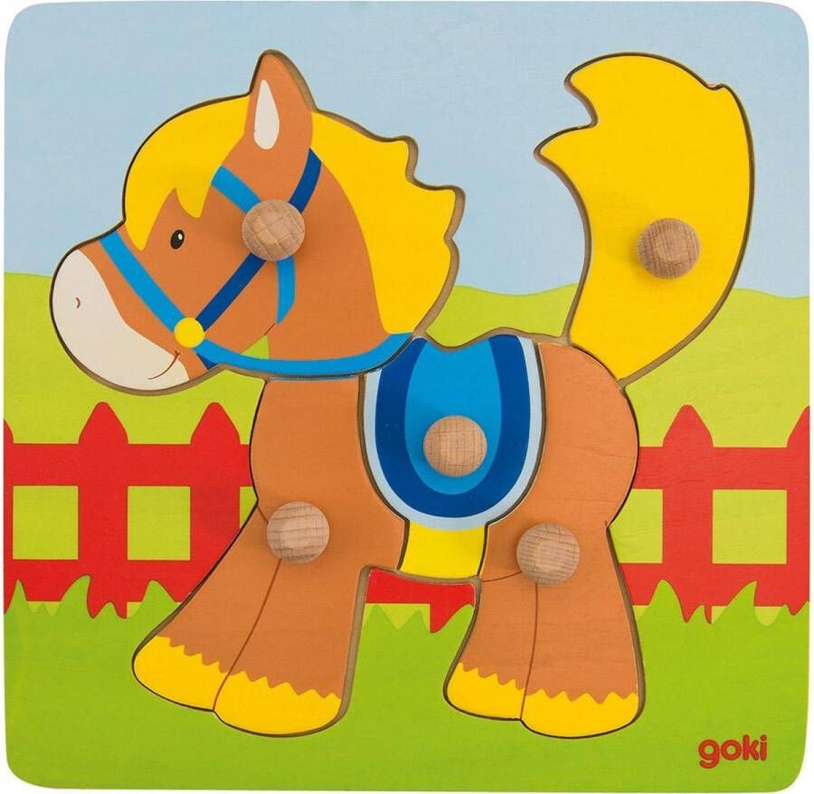 Goki Lift-out puzzle horse