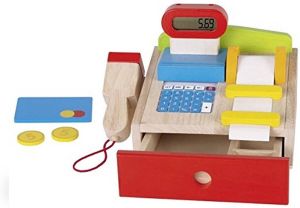 Goki Luxe houten speelgoed kassa