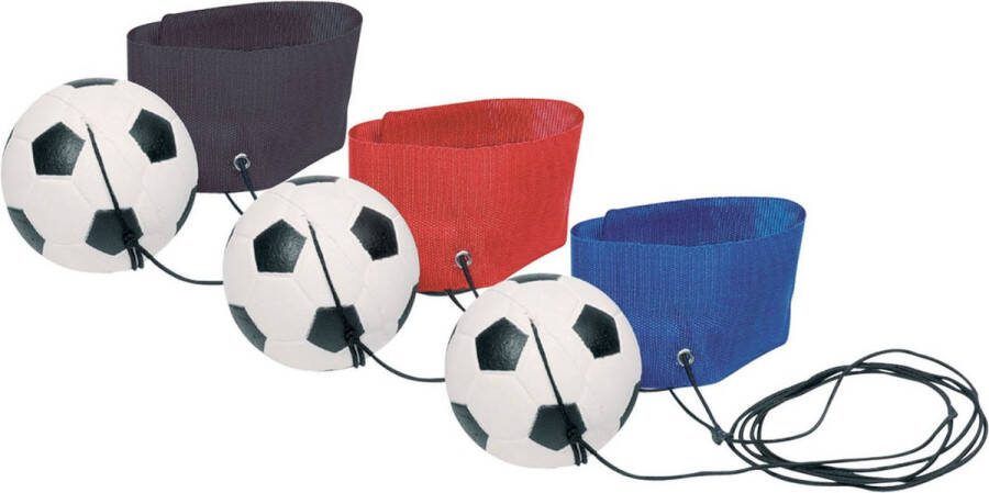 Goki Mini Voetbal met Koord aan Polsband 6 5cm