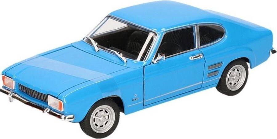 Goki Modelauto Ford Capri 1969 blauw 17 5 cm speelgoed auto schaalmodel