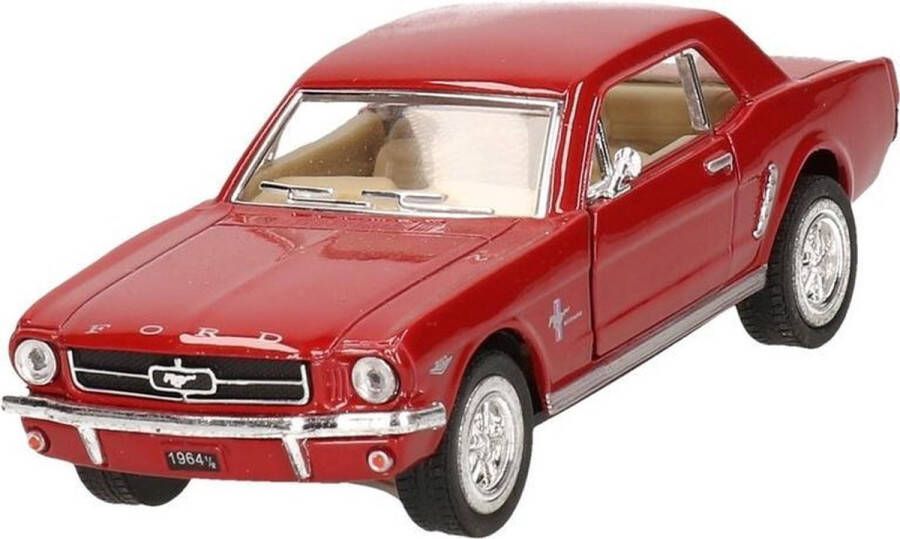 Goki Modelauto Ford Mustang 1964 Rood 13 Cm Speelgoed Auto Schaalmodel