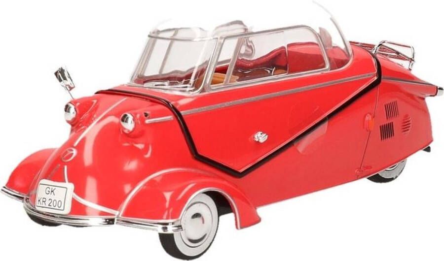 Goki Modelauto Messerschmitt KR200 rood 16 cm speelgoed auto schaalmodel
