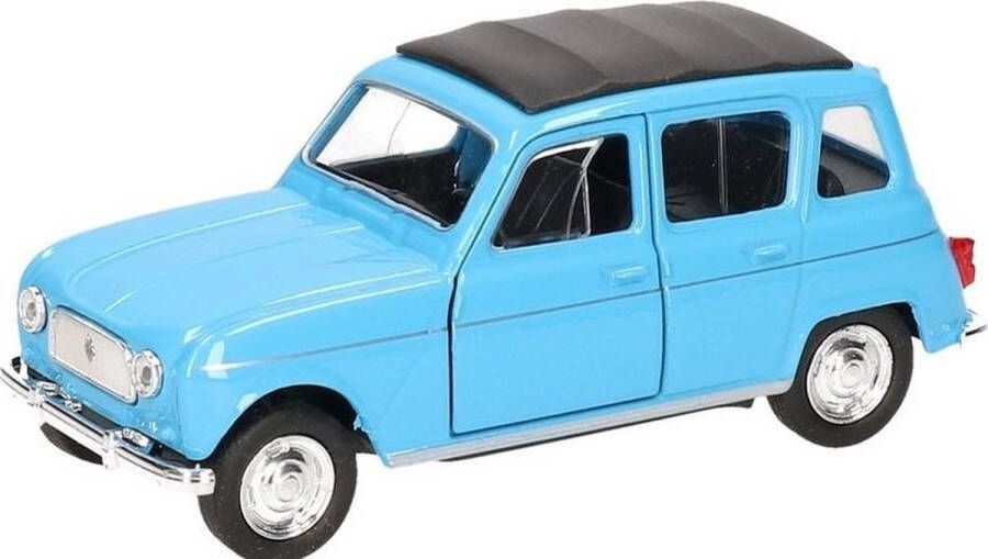 Goki Modelauto Renault 4 blauw 11 5 cm speelgoed auto schaalmodel
