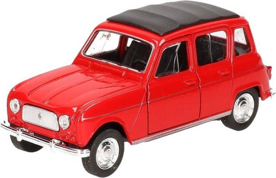 Goki Modelauto Renault 4 rood 11 5 cm speelgoed auto schaalmodel