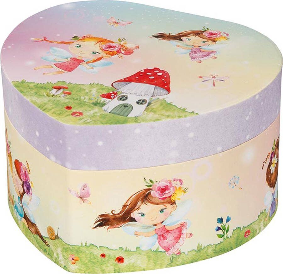 Goki Muziekdoos: ELFJES Zwanenmeer 8 5x13 5cm karton