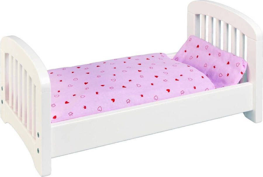 Goki Poppenbed blank hout exclusief beddengoed