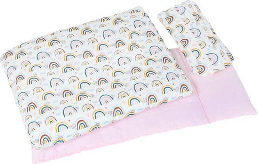 Goki Poppenbeddengoed Regenboogjes (3 delig)