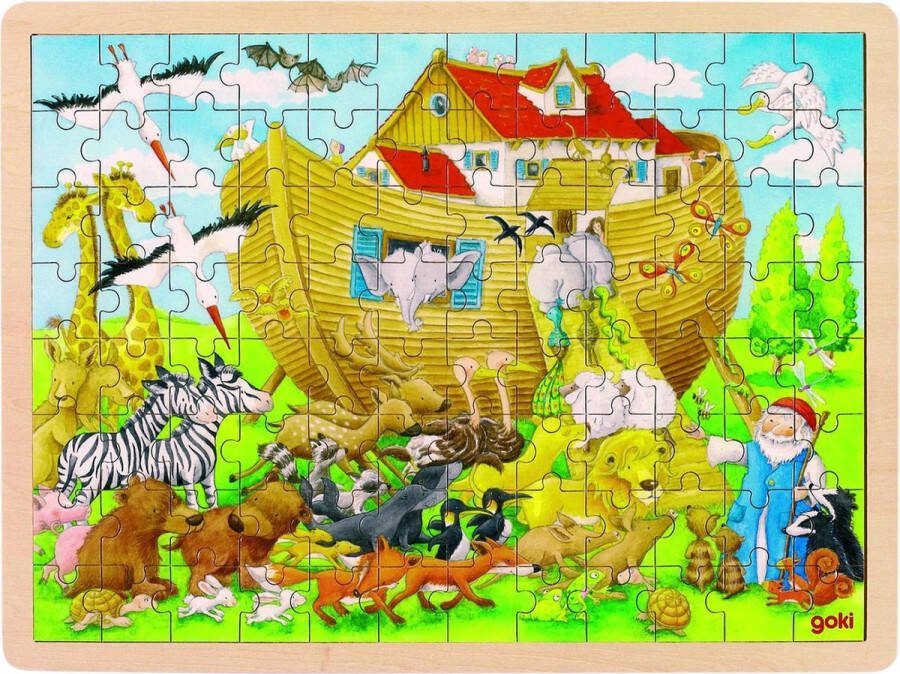 Goki Puzzel: bij de ark van noah 96-delig