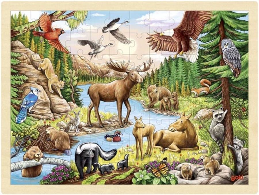 Goki Puzzel Noord-Amerikaanse wildernis (57409)
