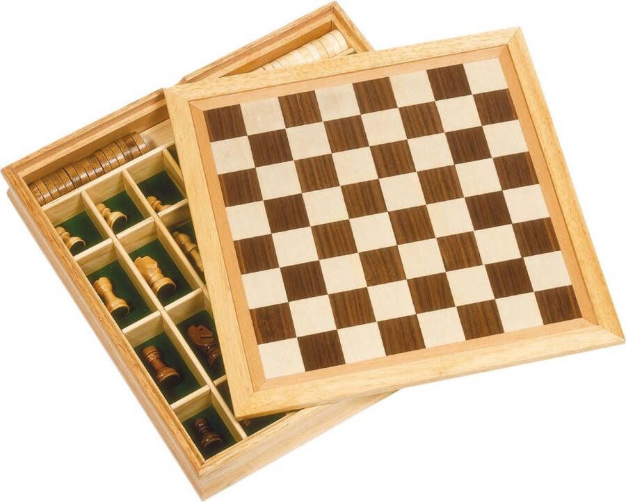 Goki Chess draughts and nine men&apos;s morris game set