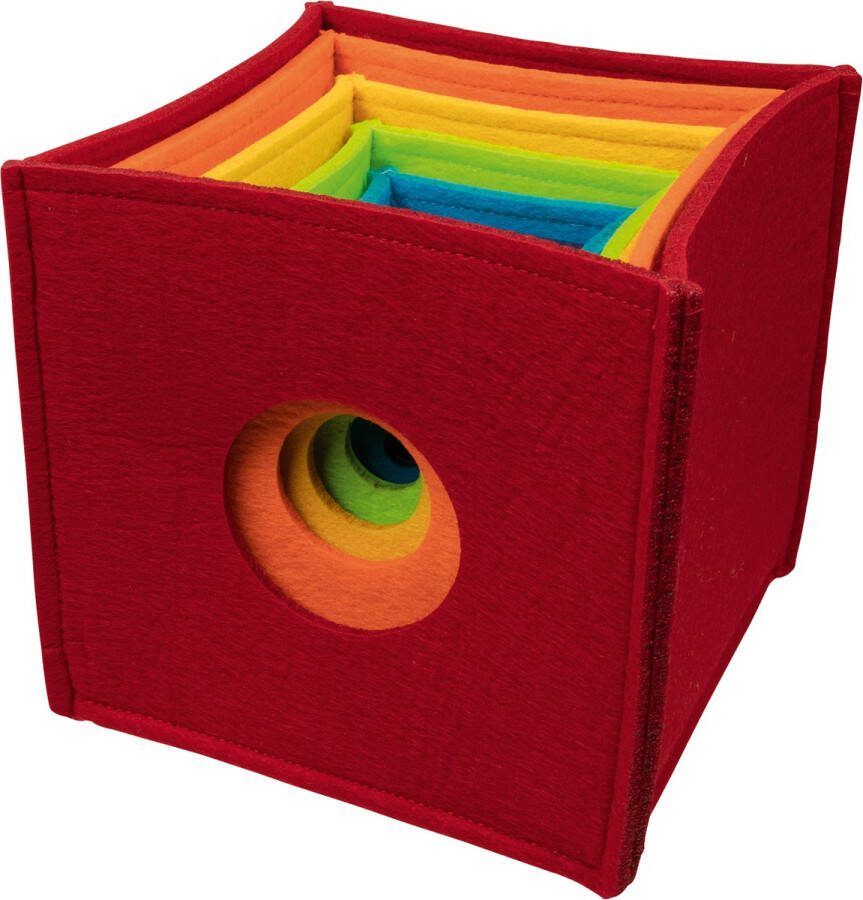 Goki stacking cubes rainbow H= 62 cm