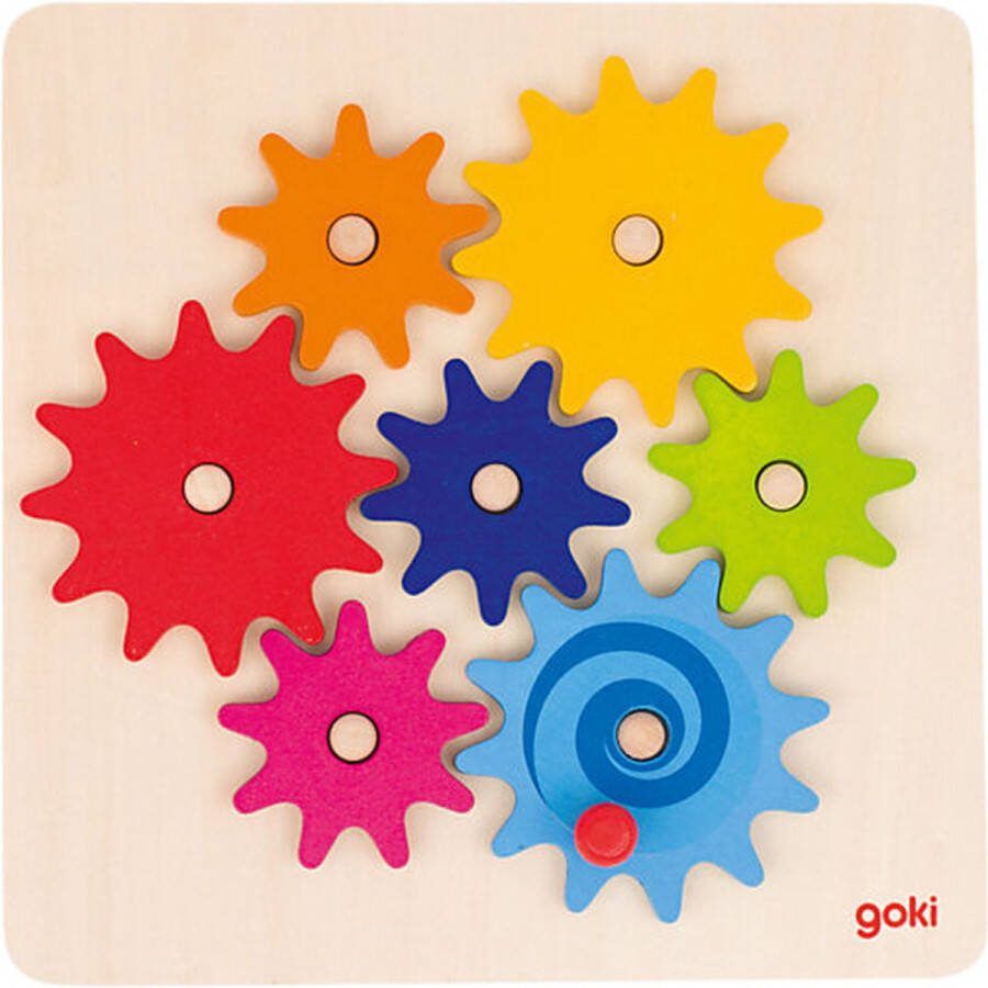 Goki Tandwiel Puzzel 8dlg.