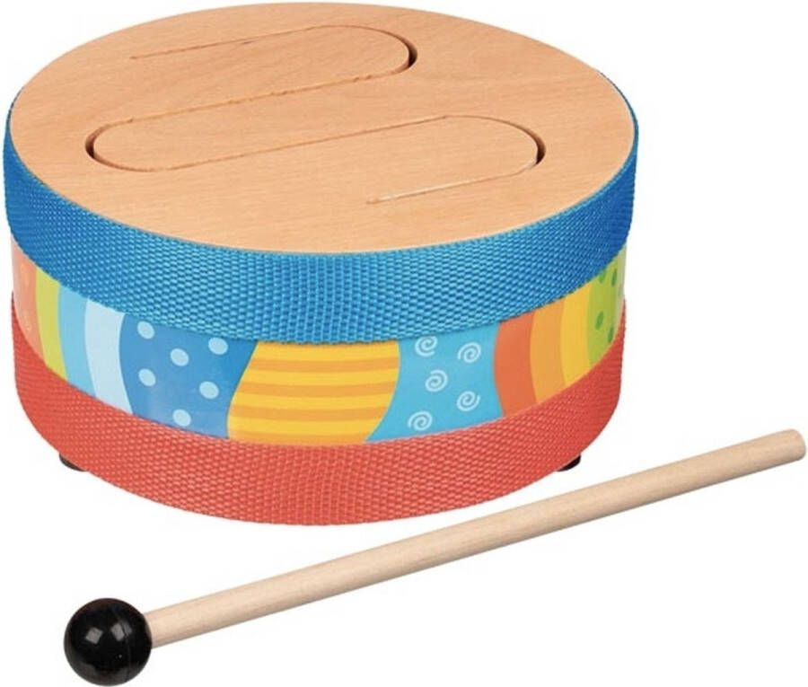 Goki Tongue Trommel Speelgoedinstrument Hout